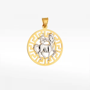Zawieszka ze złota znak zodiaku strzelec Filipowicz