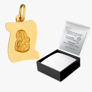 Zawieszka ze zota medalik Filipowicz