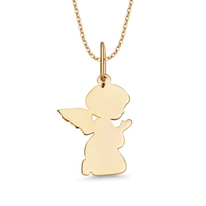 Zawieszka złota - anioł - Mini Mini - Biżuteria YES