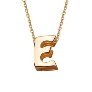 Zawieszka złota - litera E Biżuteria YES