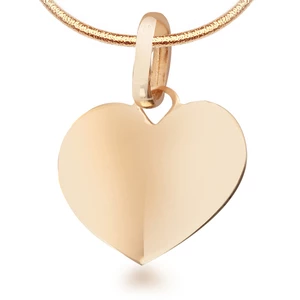 Zawieszka złota - serce - Mini Mini - Biżuteria YES
