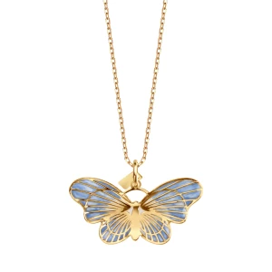 Zawieszka złota pokryta emalią - motyl Biżuteria YES