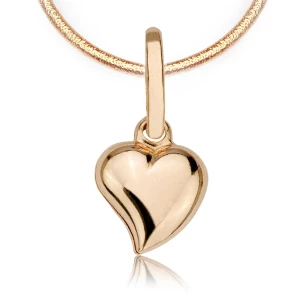 Zawieszka złota - serce - Mini Mini - Biżuteria YES