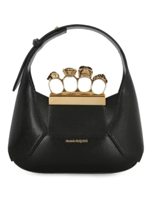 Zdobiona Mini Hobo Bag Alexander McQueen