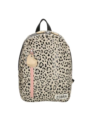 ZEBRA Plecak "Zebra" w kolorze kremowo-czarnym - 25 x 35 x 11 cm rozmiar: onesize