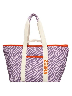 ZEBRA Torba plażowa "Elise" w kolorze fioletowym - 68 x 35 x 25 cm rozmiar: onesize