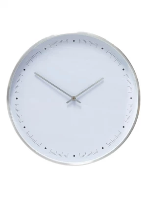 Hübsch Zegar ścienny "Time" w kolorze białym - Ø 40 cm rozmiar: onesize