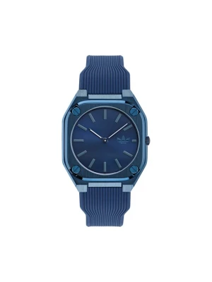 Zegarek adidas City Tech Thin AOFH24001 Granatowy