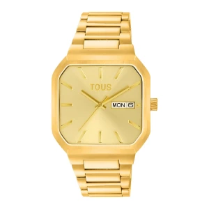 Zegarek Analogowy Z Bransoletą Ze Złotej Stali Ipg Lit - Tous
