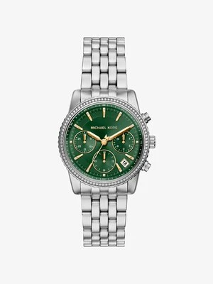 Zegarek Bryant w srebrnym kolorze z kryształkami pavé Michael Kors