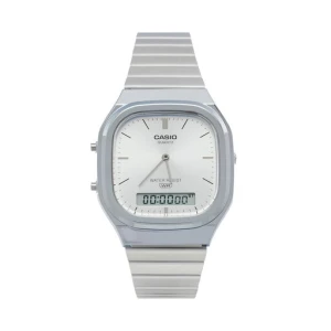 Zegarek Casio AQ-240E-7AEF Srebrny