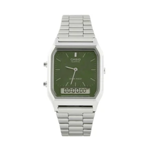 Zegarek Casio Vintage AQ-230A-3AMQYES Srebrny