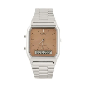 Zegarek Casio Vintage AQ-230A-4AMQYES Srebrny