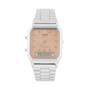 Zegarek Casio Vintage AQ-230A-4AMQYES Srebrny