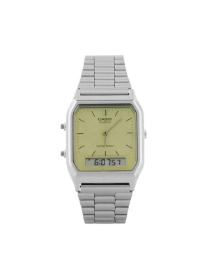 Zegarek Casio Vintage AQ-230A-9AMQYES Srebrny