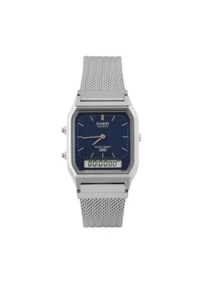 Zegarek Casio Vintage AQ-230EM-2AEF Srebrny