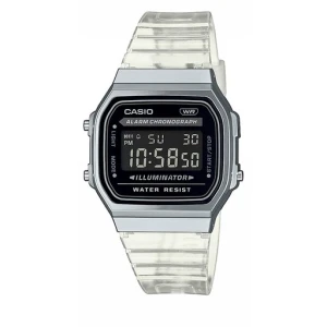 Zegarek Casio Vintage Digital A168XES-1BEF Biały
