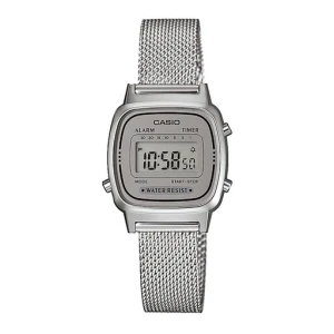 Zegarek Casio Vintage LA670WEM-7EF Srebrny