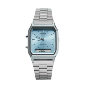 Zegarek Casio Vintage Maxi AQ-230A-2A1MQYES Srebrny