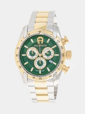 Zegarek chronograficzny Aigner złoty