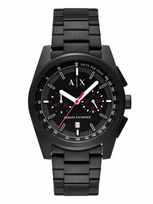 Zegarek chronograficzny Armani Exchange czarny