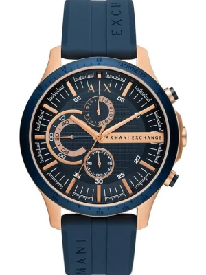 Zegarek chronograficzny Armani Exchange niebieski