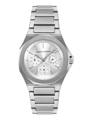 Zegarek chronograficzny Armani Exchange srebrny