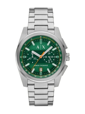 Zegarek chronograficzny Armani Exchange srebrny