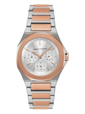 Zegarek chronograficzny Armani Exchange srebrny