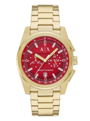 Zegarek chronograficzny Armani Exchange złoty