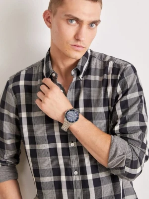 Zegarek chronograficzny Boss srebrny