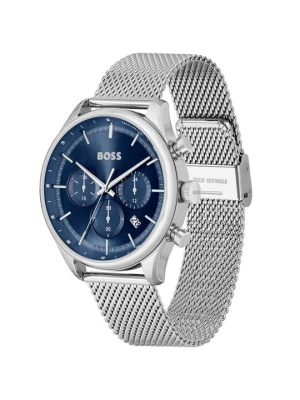 Zegarek chronograficzny Boss srebrny