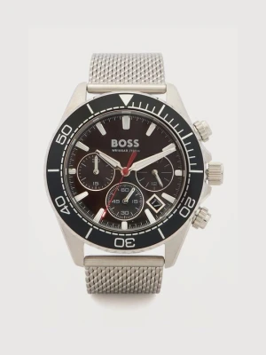 Zegarek chronograficzny Boss srebrny