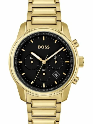 Zegarek chronograficzny Boss w kolorze złota