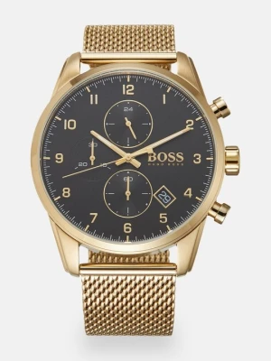 Zegarek chronograficzny Boss złoty