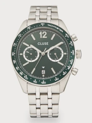 Zegarek chronograficzny Cluse srebrny