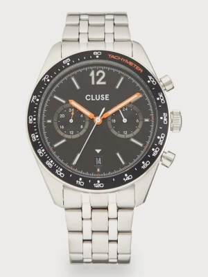 Zegarek chronograficzny Cluse srebrny