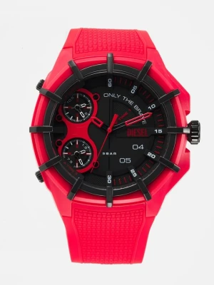 Zegarek chronograficzny Diesel czerwony