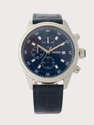 Zegarek chronograficzny DKNY granatowy