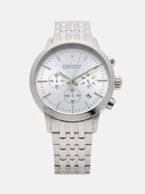 Zegarek chronograficzny DKNY srebrny
