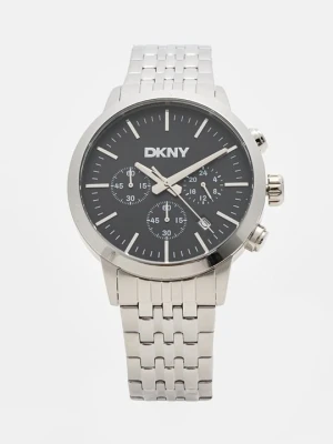 Zegarek chronograficzny DKNY srebrny