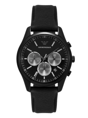 Zegarek chronograficzny Emporio Armani czarny
