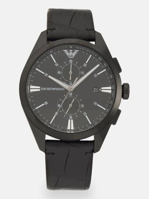 Zegarek chronograficzny Emporio Armani czarny