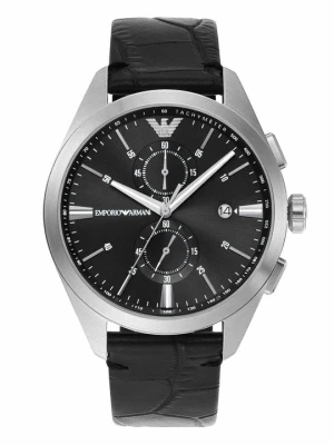 Zegarek chronograficzny Emporio Armani czarny