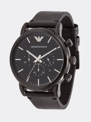 Zegarek chronograficzny Emporio Armani czarny