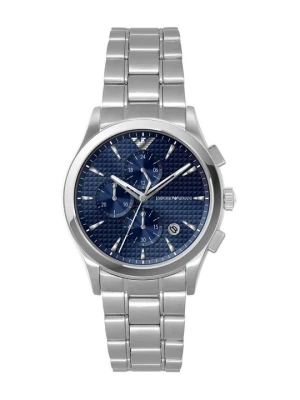 Zegarek chronograficzny Emporio Armani srebrny