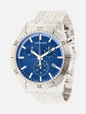 Zegarek chronograficzny FERRAGAMO srebrny