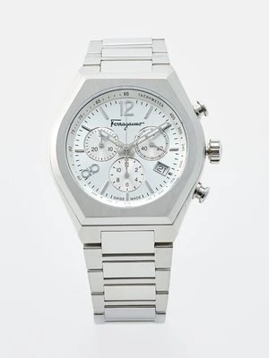 Zegarek chronograficzny FERRAGAMO srebrny