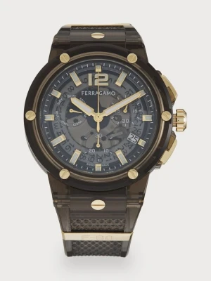 Zegarek chronograficzny FERRAGAMO czarny