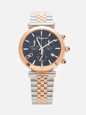 Zegarek chronograficzny FERRAGAMO różowy